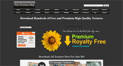 Desktop Screenshot of freetextures.org