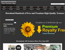 Tablet Screenshot of freetextures.org